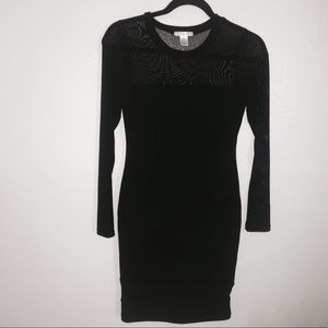 Black pencil skirt dress